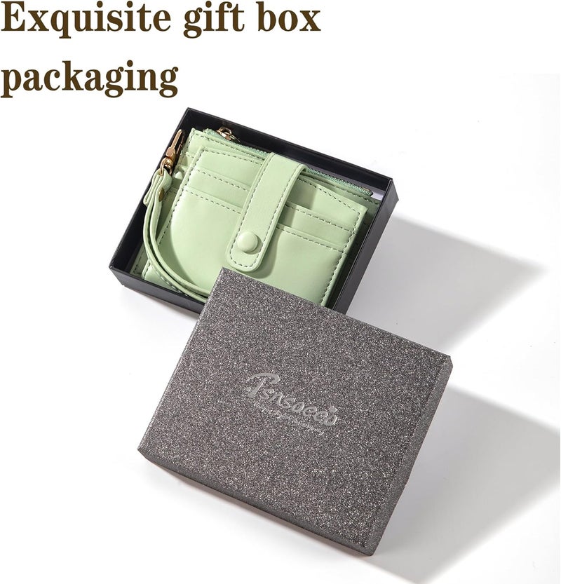 TSNSOEEO Keychain Wallet Wristlet Small Credit Card Holder Bracelet Key Chain Purse Bangle Tassel Beads Key Rings for Women - Image 5